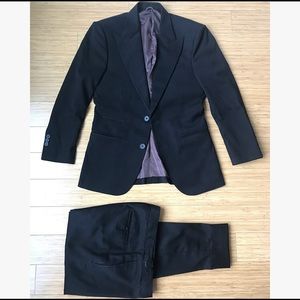 Designer PEAK LAPEL Suit (38S)